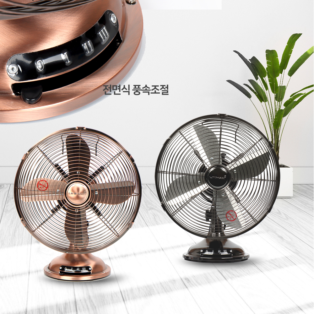 클레식 인테리어 메탈 팬 12